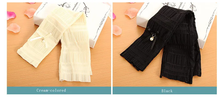 58cm Long Summer Lace Sun Gloves Femme Fingerless Gloves  Anti-UV Sunscreen Protection Ice Silk Eldiven Ladys Driving Gloves (18)