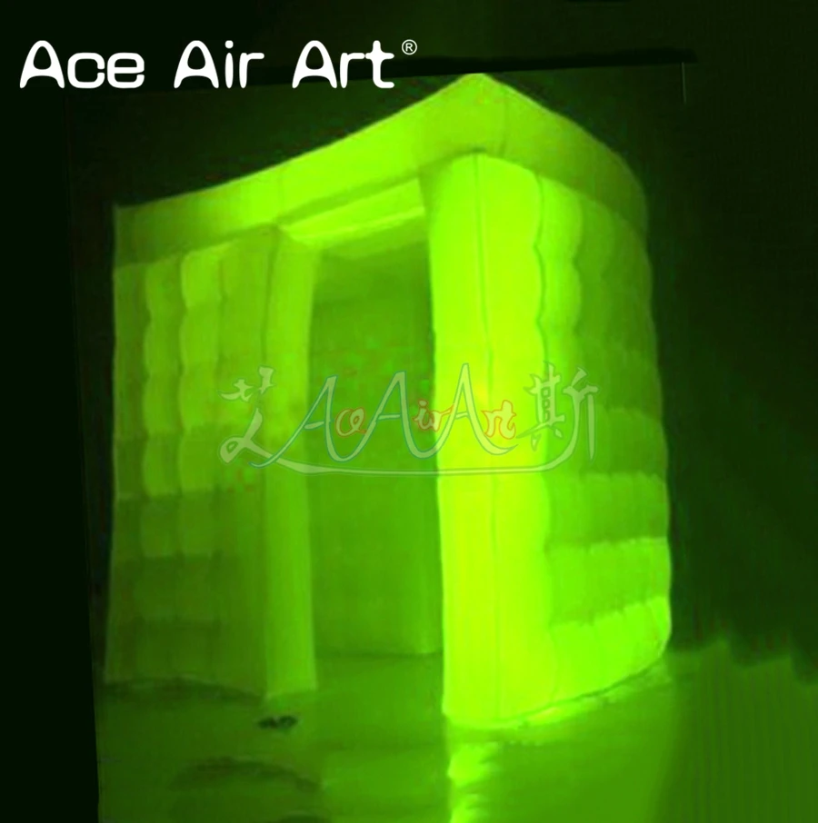 

Full white inflatable sector photo booth,selfie foto cabinas,selfie cabinet for wedding and party rental