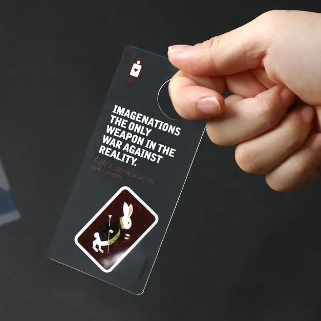 

Woldr Culture Fashion Creative Plastic Bookmark 5*11cm Transparent Book Marker