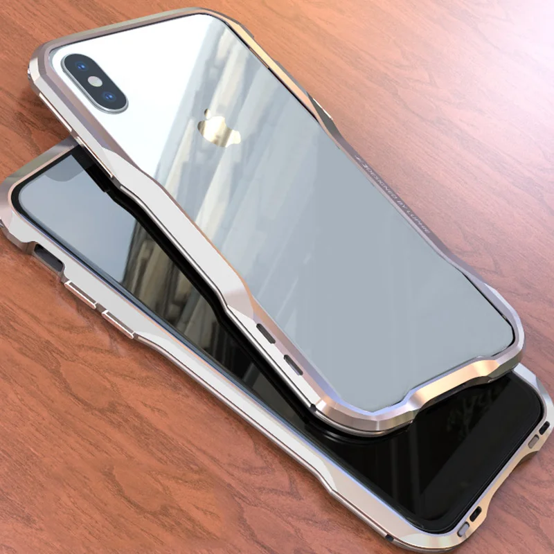 iphone 13 pro max cover Luxury Metal Bumper Case for iPhone 11 13 Pro Max XS 12 Mini XR 7 8 Plus SE2020 Aluminium Alloy Frame Strong Double Color Cover iphone 13 pro max case clear