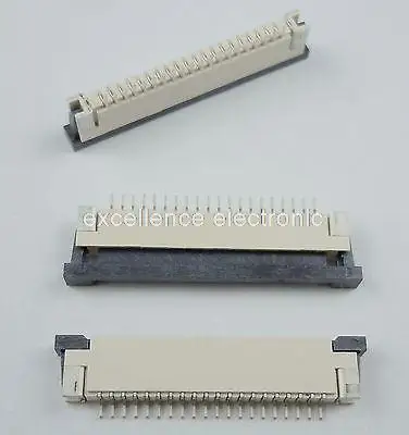 10 шт. FPC FFC 1 мм шаг 20 Pin ящик тип ленты плоский разъем Top Contact|contact connector|2 pin t connectorcontact