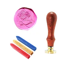 Подпись индивидуальная восковая печать штамп завод цветок гортензии натуральный