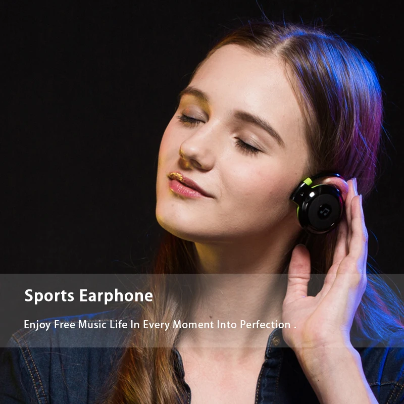 PLUFY Bluetooth Headphone Wireless Sports Running