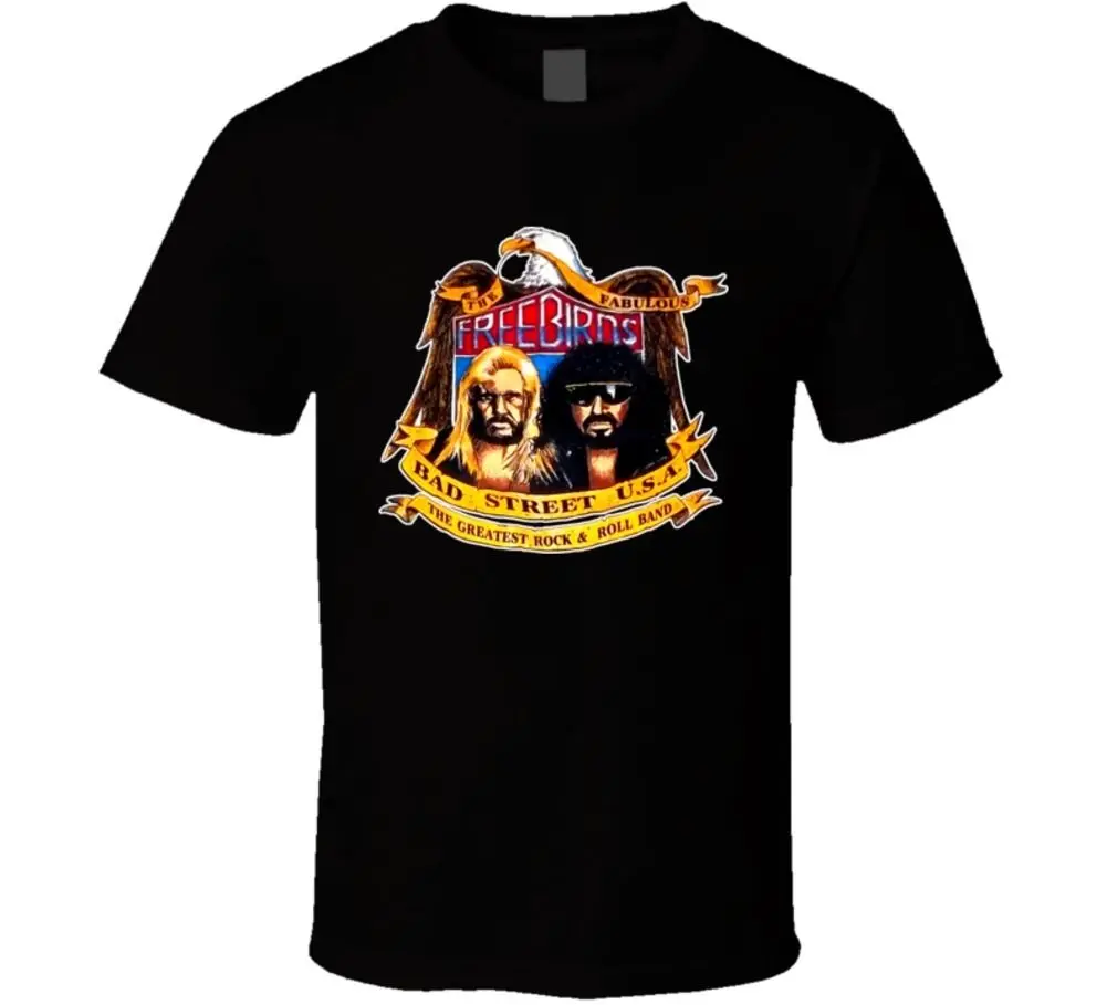 رائع Freebirds علامة فريق المصارعة T قميص