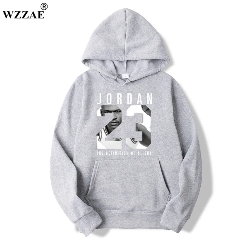  WZZAE 2019 Brand New Fashion JORDA 23 Men Sportswear Print Men Hoodies Pullover Hip Hop Mens tracks