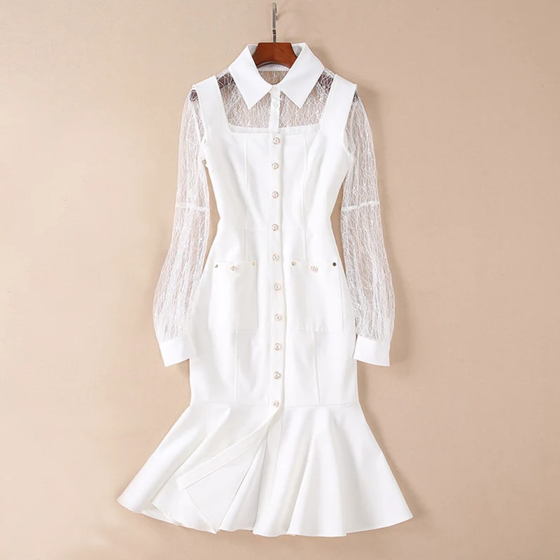 Ensemble Volants En À Tenues Chemisier Robe Voir Assortis Travers Femmes Sexy Dentelle Ensembles Blanc Barboteuse Pièce Top Deux Sirène Pièces 2 zwUOFz5x