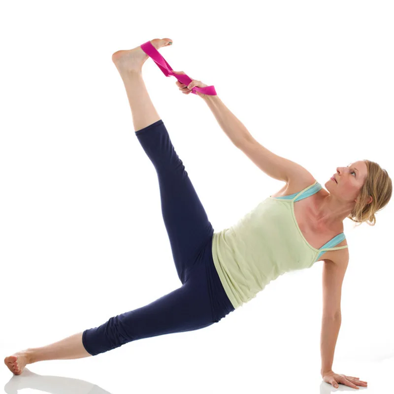 FDBRO растягивающийся браслет для йоги с неограниченной растягивающейся лентой для тренажерного зала, фитнеса, талии, ног, йоги, растягивающийся ремень, пояс для упражнений и оборудования