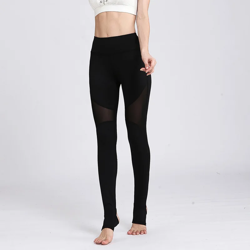 Новые спортивные штаны для йоги для женщин пуш-ап профессиональные Леггинсы лосины Леггинсы спортивные брюки для женщин Леггинсы спортивные женские фитнес - Цвет: Black
