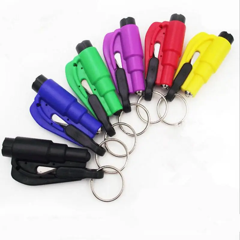 13pcs Glass Window Breaking Safety Hammer Emergency Escape Rescue Tool