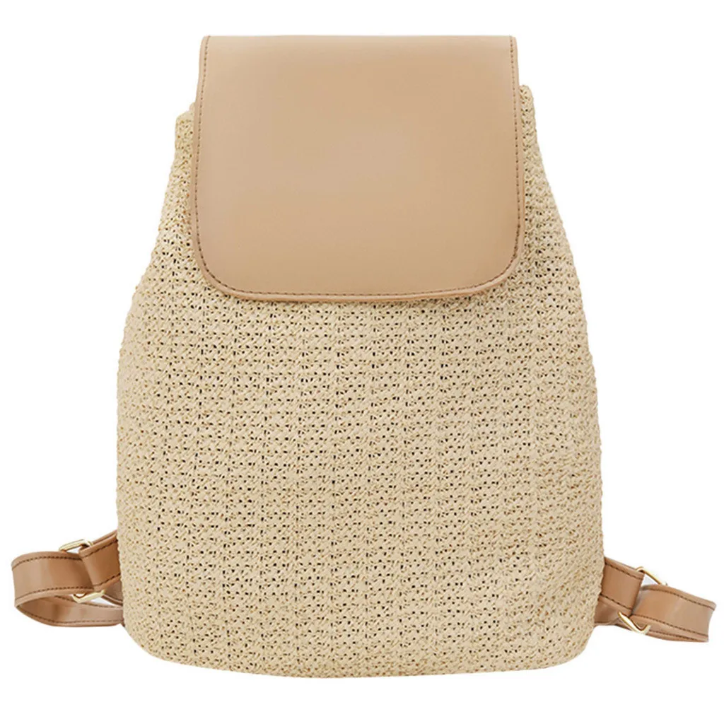 

Fashion Women Students Panelled Pattern Type Weaving Hot Satchels Printing School Backpack Versatile Travel Shoulder Bag May 2