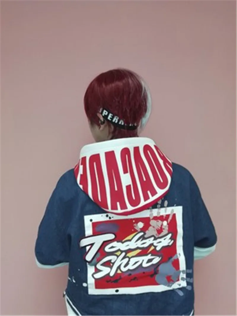 Boku No Hero Academy Todoroki Shoto толстовки Косплей Костюм мой герой Academy пальто толстовки полный комплект парик для мужчин девочек мальчиков женщин