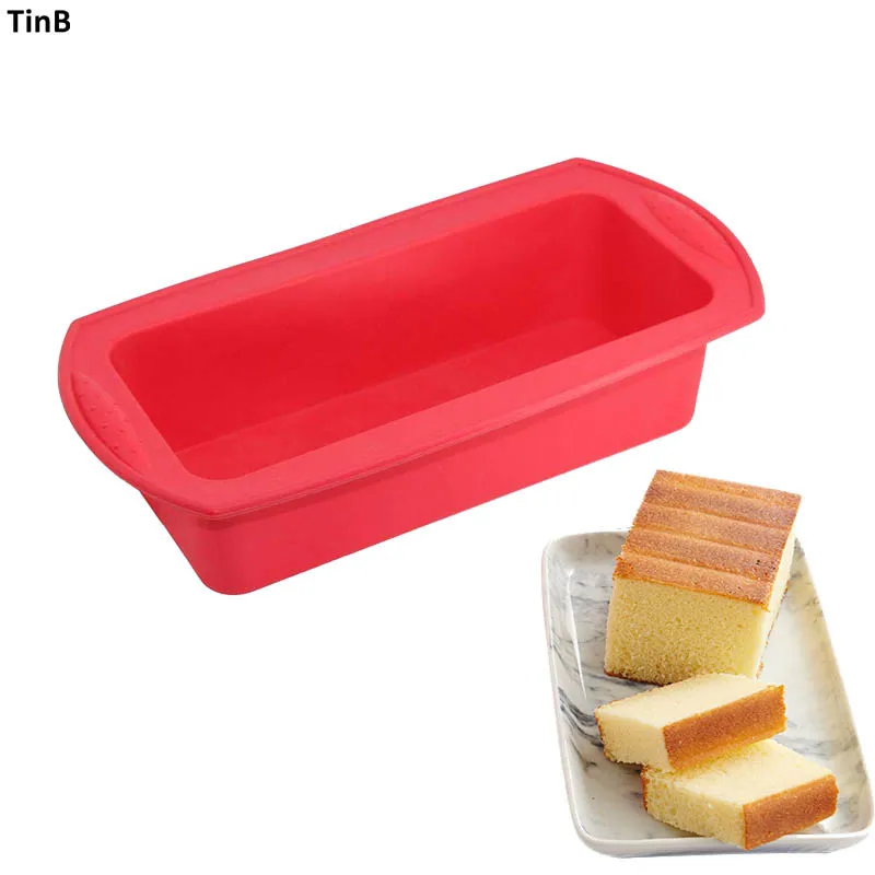 

27*13*6.5cm Rectangle Shaped Cake Silicone Mold Cake Decorating Tools Baking Bread Cake Forms Mousse Toast Mould Baking Supplies