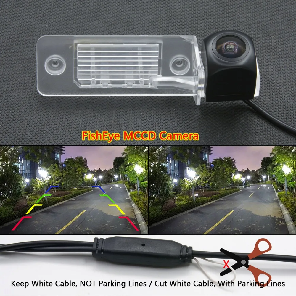 

Fisheye 1080P MCCD HD Backup Parking Monitor Reversing Rear View Camera Fit For VW Tiguan Touareg POLO Sedan Santana Passat Car