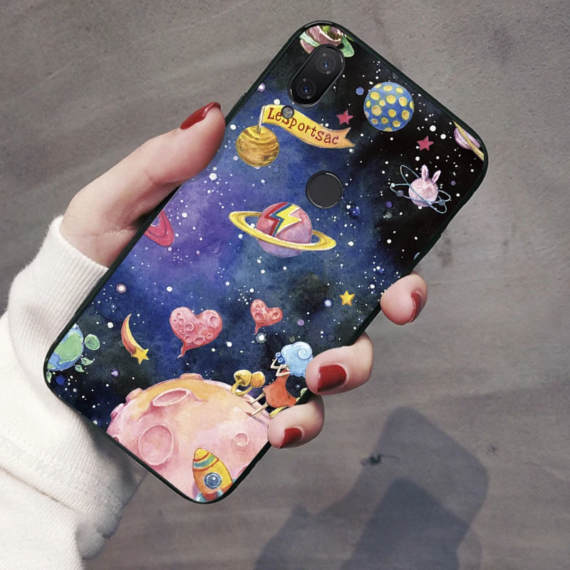 3D рельефный чехол для iPhone X 7 Plus 8 6 6S 5 5S SE Xs Max XR чехлы Xiaomi Mi A1 A2 Redmi Pro S2 5A 4A 6A Note 4X 3