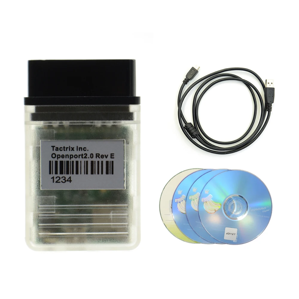 Newest Tactrix Openport 2.0 With ECU FLASH ECU Chip Tunning Tactrix Openport 2.0 ECUFLASH With All SW Full Set big car inspection equipment