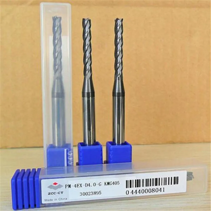 ZCC.CT GM 2R D4.0R1.0 Cemented Carbide 2 flute end mills straight shank
