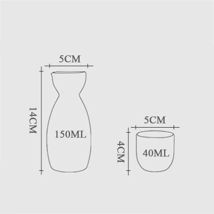 Китайский расписанный керамическая керамика винный набор 1 горшок+ 4 чашки для Саке ручной работы китайский заварочный чайник керамика фарфор чашки для Саке набор