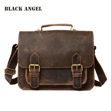 Echtes Leder männer messenger bags beiläufiger männer rindsleder aktentasche modedesigner männlich crossbody umhängetaschen