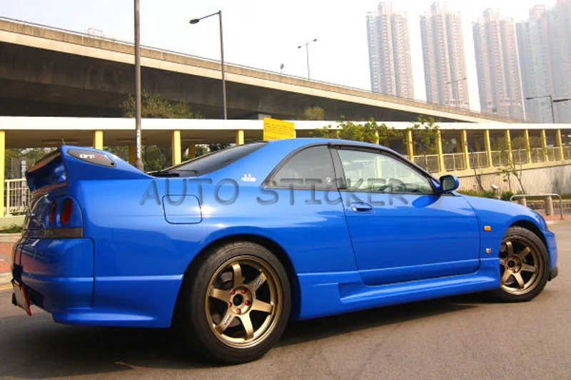 deep blue glossy vinyl film wrap 1