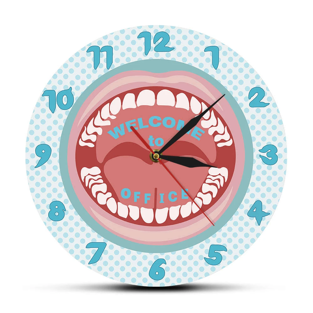 Personalisasi Nama Anda Dokter Gigi Jam Dinding Nama Dokter Gigi Kustom Tanda Higienis Gigi Jam Dinding Klinik Gigi Dekorasi Dinding Kedokteran Gigi Wall Clocks Aliexpress