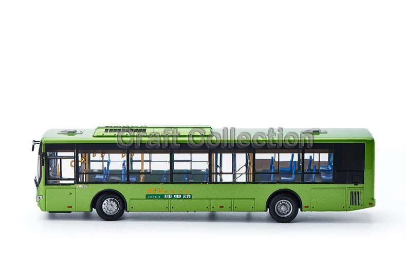 1:42 Diecast Model for Yutong E12 HEV City Bus Alloy Toy Miniature Collection Gifts ZK6120R41