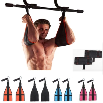 

1Pair Home Fitness Hanging Belt AB Sling Straps Abdominal Hanging Belt Muscle Training Support Belt Fitness Equipment