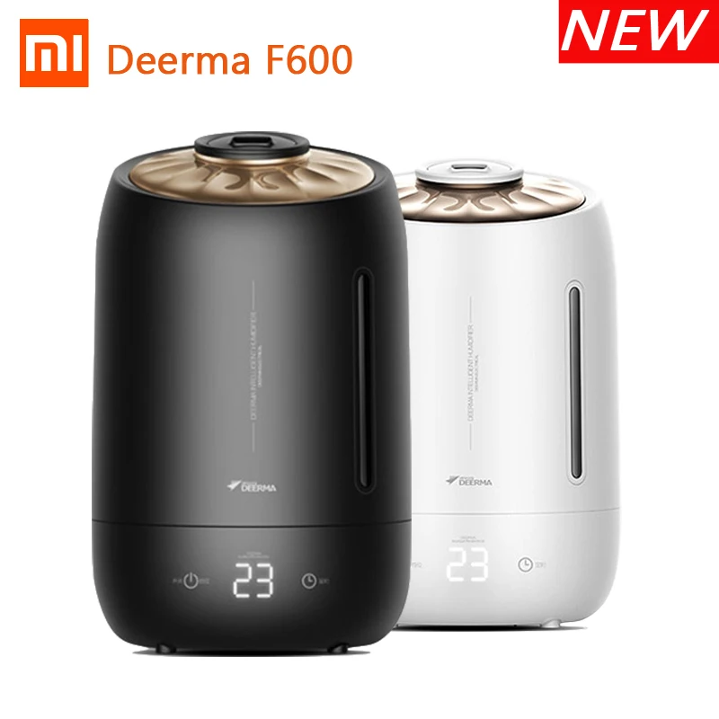 

2019 Xiaomi DEERMA F600 Air Humidifier Aroma Diffuser Oil Ultrasonic Mist Maker Timing With Intelligent Touch Screen 5L Capacity