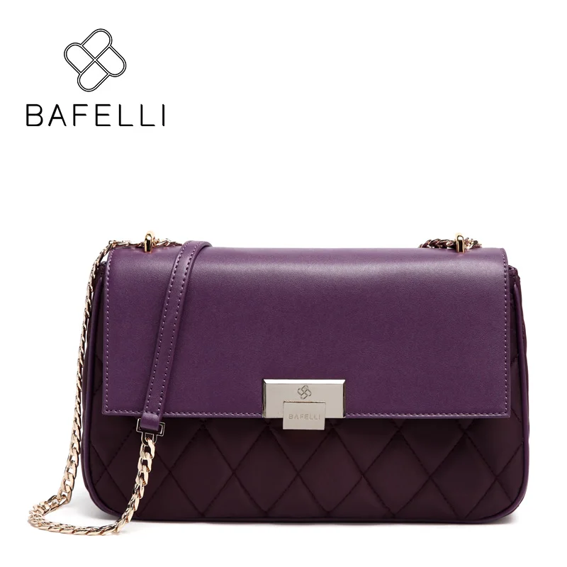 BAFELLI luxury bags for women 2018 fashion Designer Diamond Lattice shoulder bags leather handbags bolsa feminina
