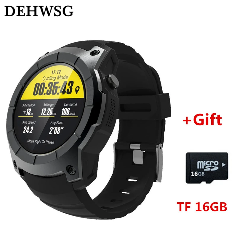 

GPS Smart Watch phone Heart Rate Monitor Sports SIM Card Communication clock Bluetooth 4.0 Smartwatch for Android IOS iPhone