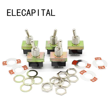 

5pcs KN3-3 Toggle switch with high quality rocker switch ON - ON six feet