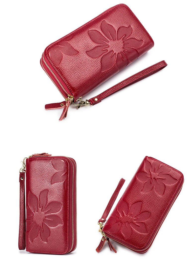 Women genuine leather wallet 21