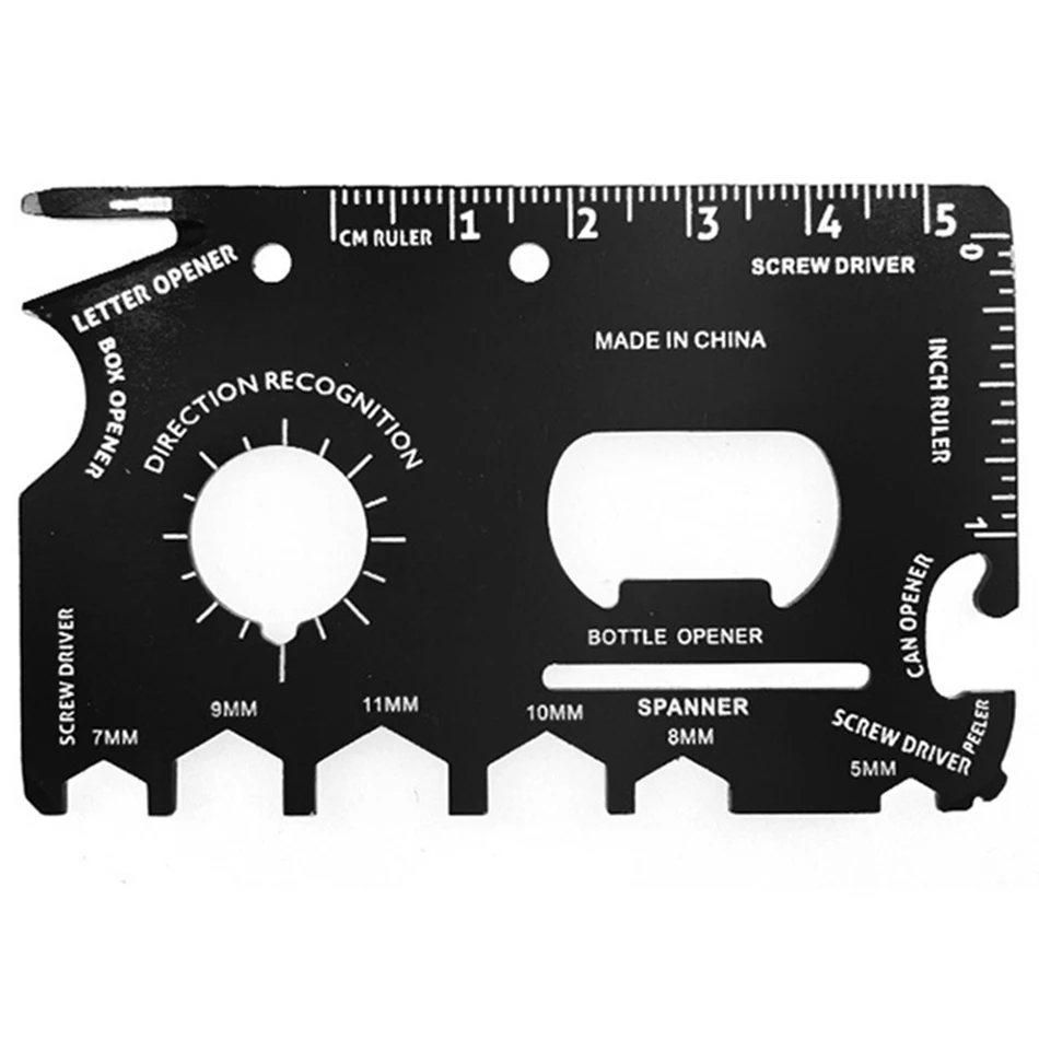 Многофункциональный 15 в 1 карточный нож угловой ключ на шесть размеров отвертка edc многофункциональные инструменты наружные инструменты