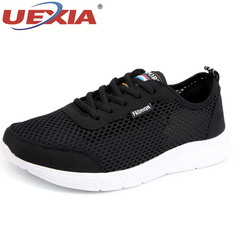 

UEXIA Brand Summer Men Socks Sneakers Breathable Mesh Male Casual Shoes Lace up Sock Shoes Loafers Boy Super Light Sock Trainers