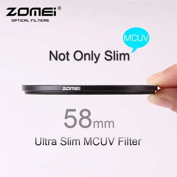 

58mm ZOMEI PRO Ultra Slim MCUV 16 Layer Multi Coated Optical Glass MC UV Filter for Canon NIkon Hoya Sony DSLR Camera Lens 58 mm