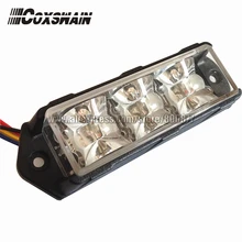Luz estroboscópica de montagem superfície de carro, 6*3w cada led, luz de aviso estróbica led caminhão tráfego beacon (VS-938D)