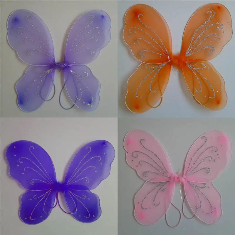 1 предмет, детская одежда для маленьких девочек платье принцессы феи; бабочки; крылья; нарядное платье на Хэллоуин; костюм; с украшением в виде крыльев бабочки; 13 Цветов