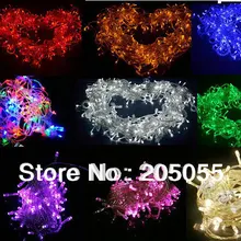 5 шт./партия, 20 м, 200 светодиодов, Рождественская гирлянда, гирлянды, ручные настройки, контроллер памяти, с разъемом для соединения с мужской/женской спинкой