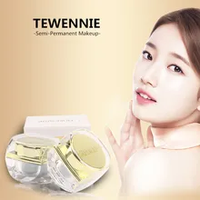 Полу-татуаж TEWENNIE бренд татуировки пигментные пасты Применение для бровей Eyeline татуировки 10 цветов Варианты