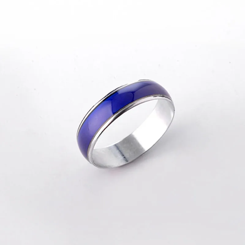

Stainless Ring Changing Color Mood Rings Feeling / Emotion Temperature Ring Wide 6mm Smart Jewelry R606