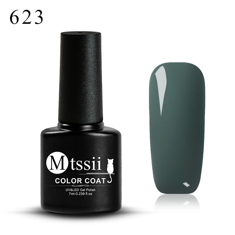 Mtssii 148 цветов 7 мл замачиваемый матовый эмалированный Гель-лак Светодиодный УФ-гель для ногтей лак основа верхнее покрытие дизайн ногтей маникюр - Цвет: BW2326