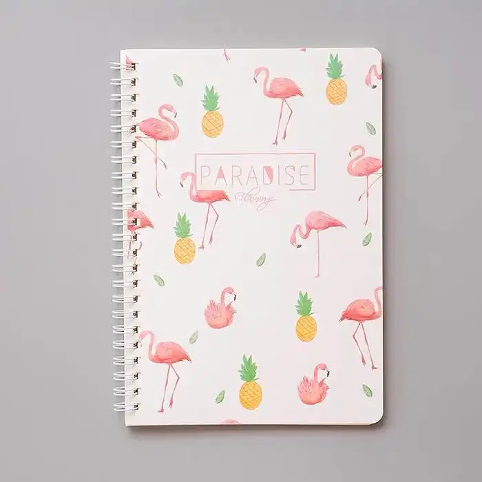 Creative stationery flamingo notepad A5 notebook small fresh coils this hand ledger student supplies 120 pages Creative stationery flamingo notepad A5 notebook small fresh coils this hand ledger student supplies 120 pages