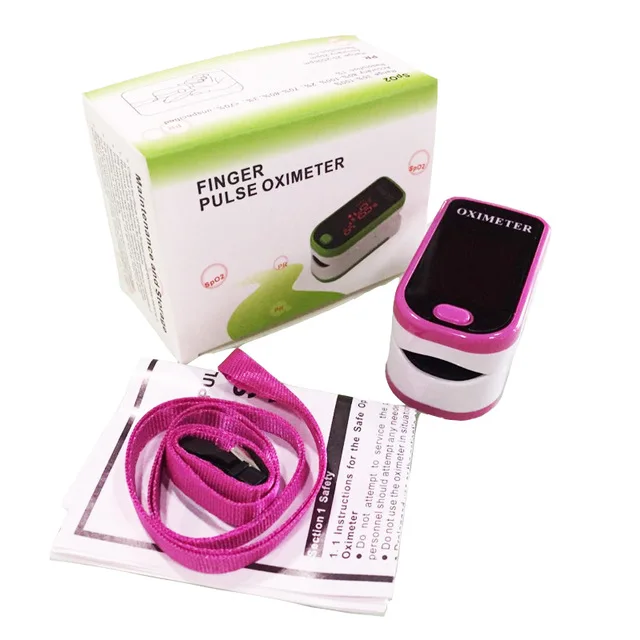 

Pulse Oximeter Oximetro de pulso de dedo LED Display Finger Oximeter Saturometro Pulsioximetro 5 Color Finger Pulse Oximeter