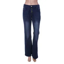 Новые европейские и американские строчки узкие тонкие расклешенные брюки женские с низкой талией потертые белые темно-синие джинсы размер s-xxl