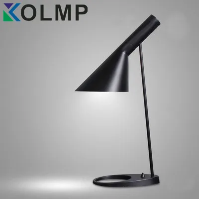 

Replica Danmark AJ Table Lamp Modern Designer Desk Lamp For Bedroom/Living Room/Office Metal Black/White led lamp desktop