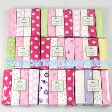 Buy 4Pcs/Pack 100% cotton supersoft flannel receiving baby blanket baby bedsheet 76*76CM baby blankets newborn Free Shipping