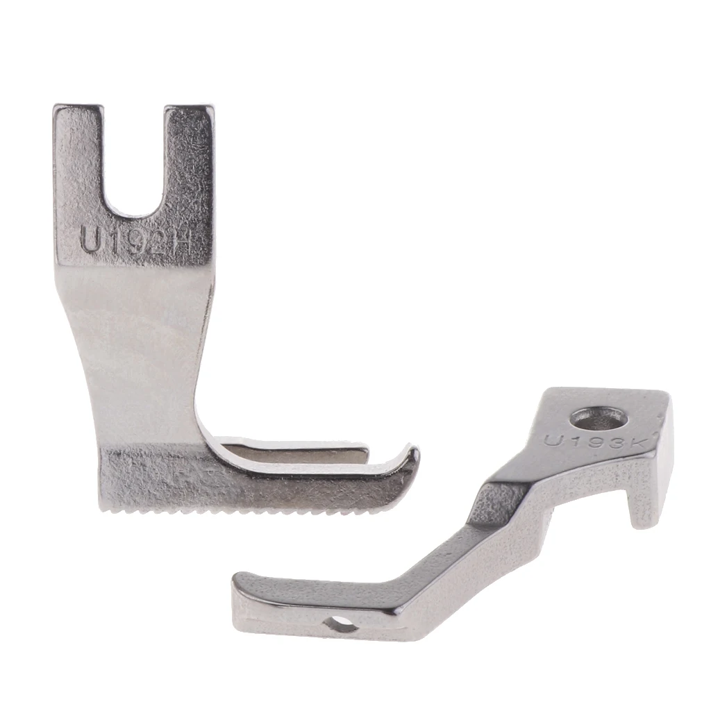 Industrial Sewing Machine Walking Piping & Welting Zipper Feet Set U192 U193
