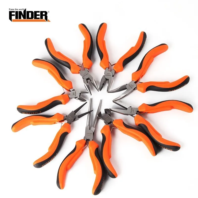 

FINDER 4.5inch Mini Pliers Electronic Scissors Wires Cutting Cutter Hand Repair Tool Jewelry Wire Stripper Multitool Tweezers