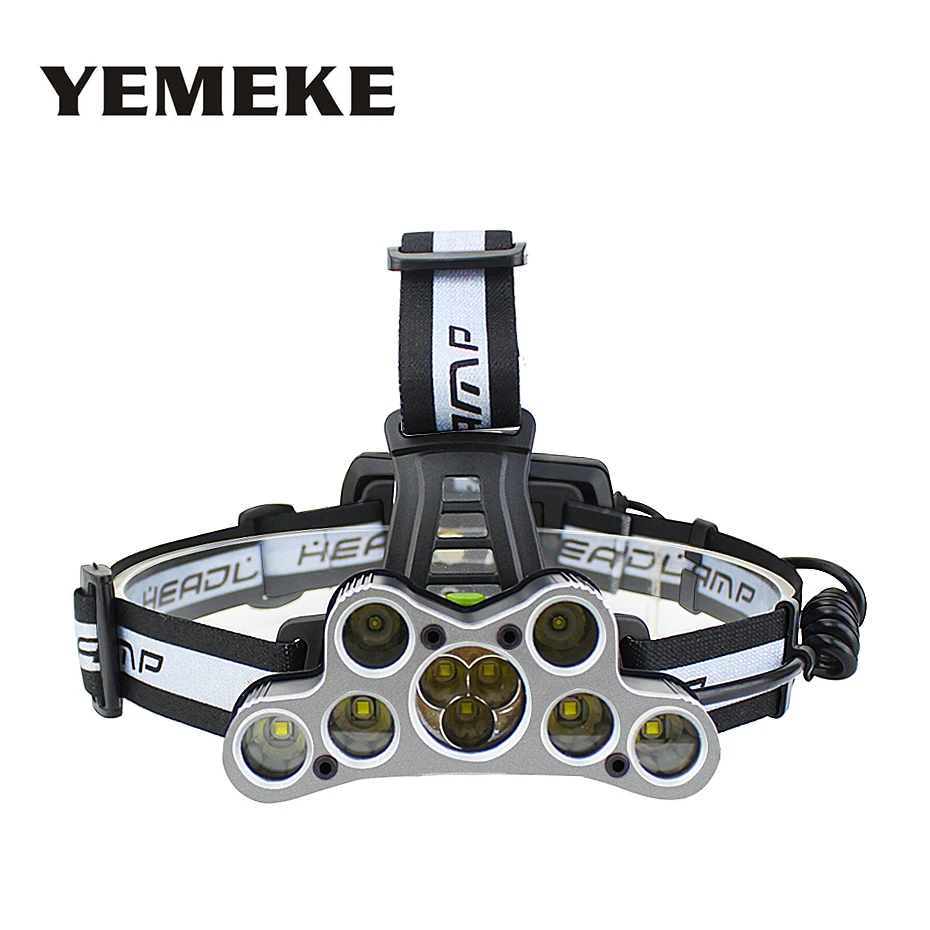 

Waterproof LED Headlamp 3000LM T6 Headlight Head Flashlight Torch Forehead USB Rechargeable 18650 Head Lamp For Outdoor Fishing