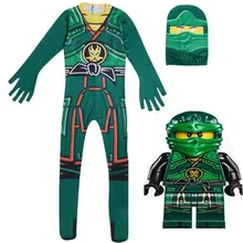 Комплект детской одежды, ninjago супергерой, человек вечерние косплей на Хэллоуин, Рождество костюмы плащ, детская одежда для девочек и мальчиков, маска ниндзя