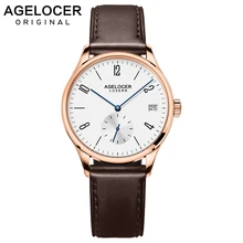 2019 Fashion watch girls women watches black Red bracelet genuine leather strap mechanical wristwatches sapphire reloj de mujer